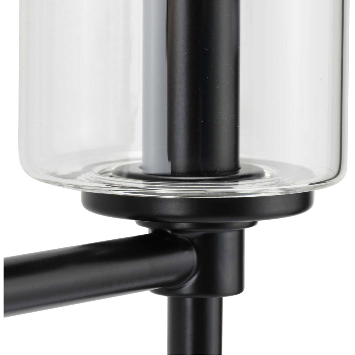 Elara 3 Light 22 inch Matte Black Bath Vanity Wall Light